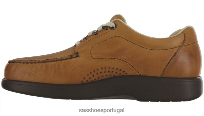 pt SAS homens versátil bout time lux mocassim com cadarço avelã 6L668514