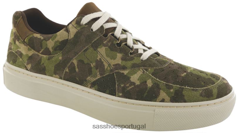 pt SAS homens versátil tênis de renda high street camuflado 6L668527