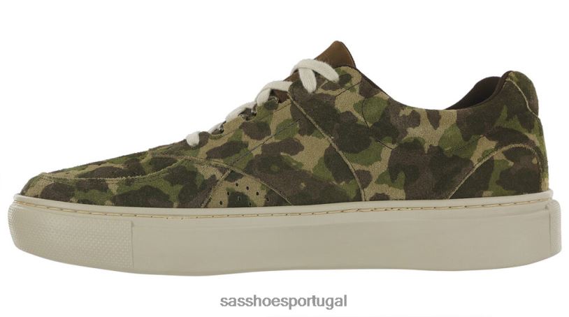 pt SAS homens versátil tênis de renda high street camuflado 6L668527