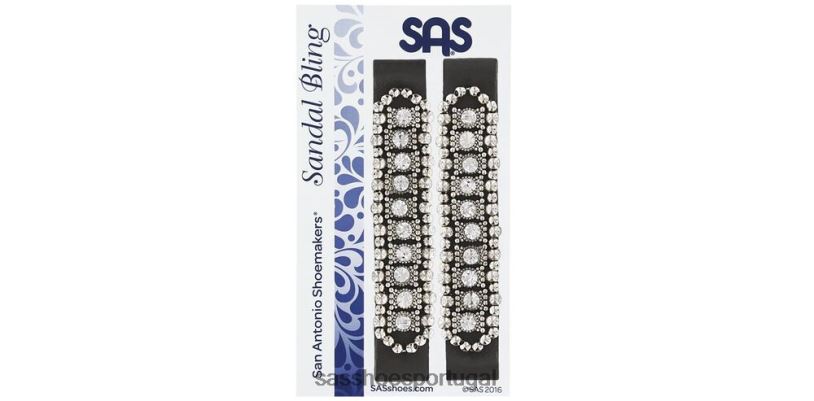 pt SAS mulheres inspirado bling - mira preto/platina 6L668454