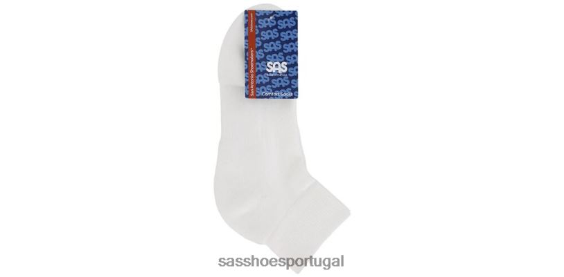 pt SAS mulheres aconchegante meias qtr branco 6L668461