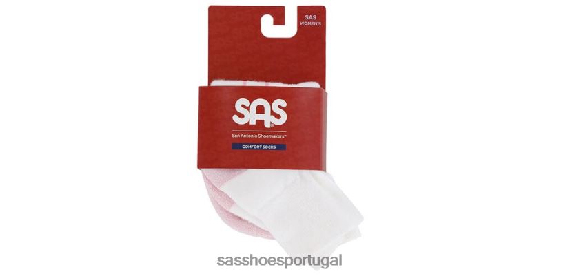 pt SAS mulheres aconchegante meias qtr walker branco 6L668494