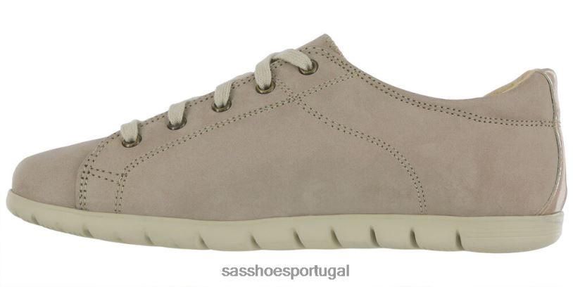 pt SAS mulheres energético solstício ii flat com cadarço deserto/taupe 6L668421