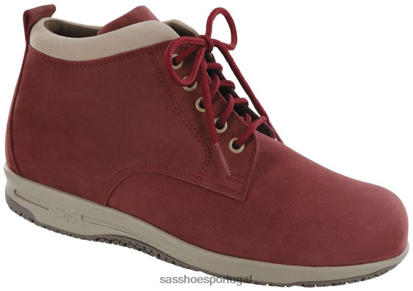 pt SAS mulheres versátil bota chukka Gretchen vermelho/taupe 6L668377 – Clique na imagem para fechar