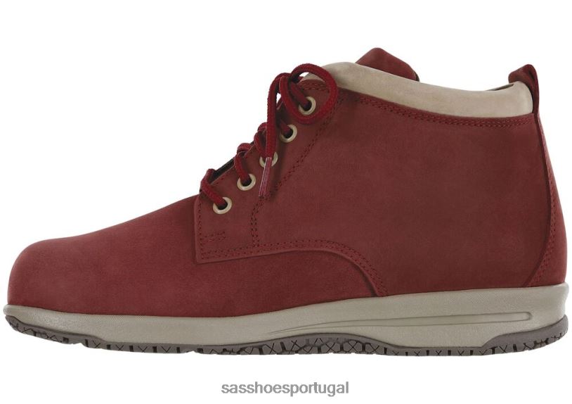 pt SAS mulheres versátil bota chukka Gretchen vermelho/taupe 6L668377