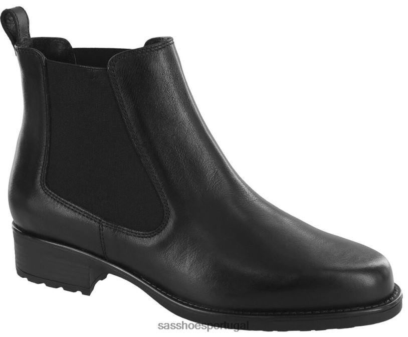 pt SAS mulheres versátil bota delaney preto liso 6L668378