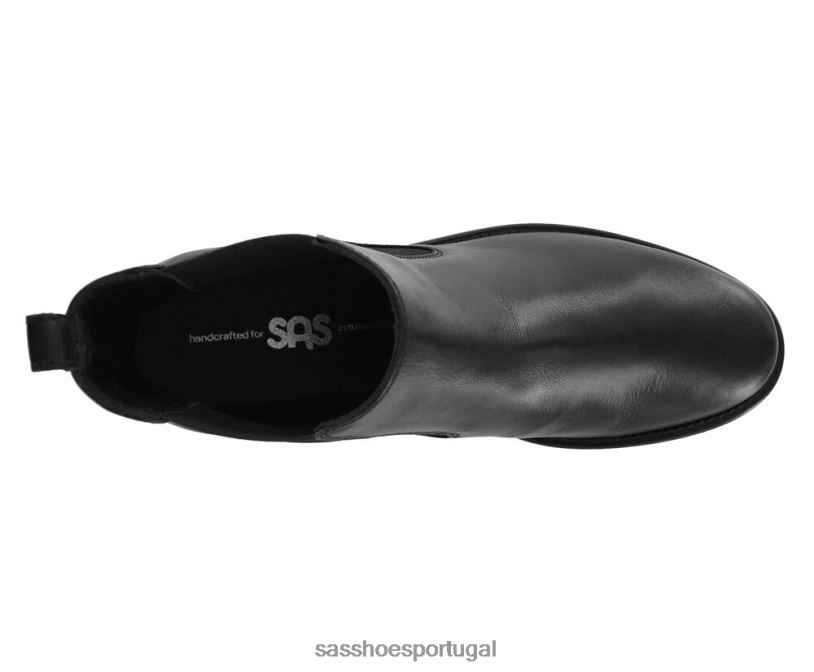 pt SAS mulheres versátil bota delaney preto liso 6L668378