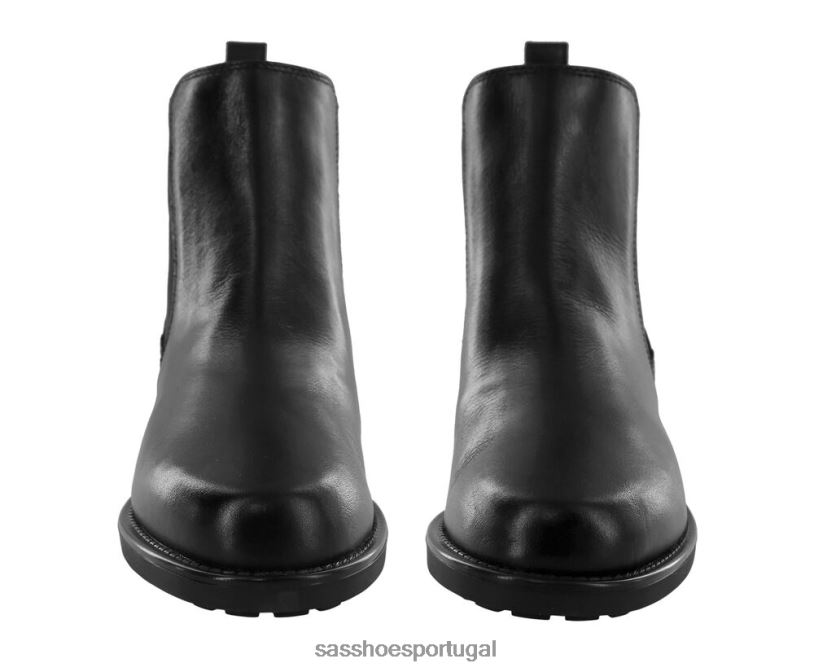 pt SAS mulheres versátil bota delaney preto liso 6L668378