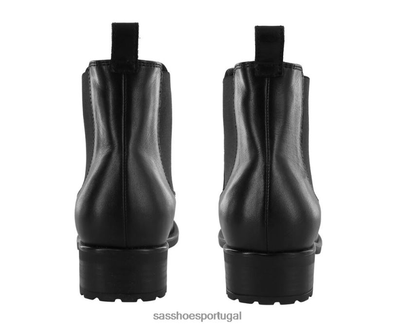 pt SAS mulheres versátil bota delaney preto liso 6L668378