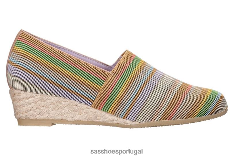 pt SAS mulheres versátil becky wedge sem salto bronzeado 6L668399