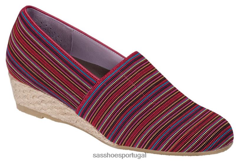 pt SAS mulheres versátil becky wedge sem salto vermelho 6L668398