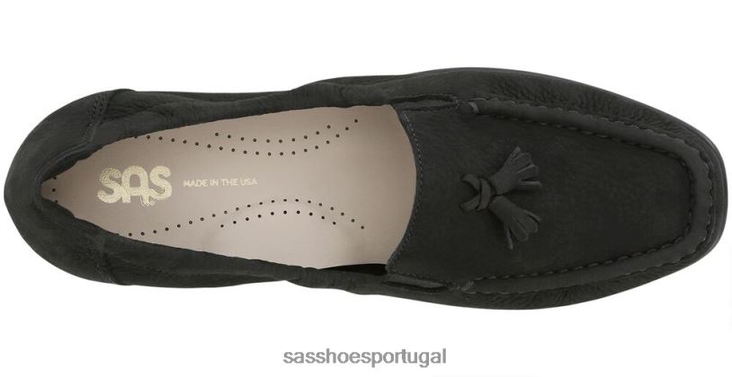 pt SAS mulheres versátil espero escorregar no mocassim Nero 6L668213