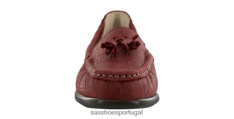 pt SAS mulheres versátil espero escorregar no mocassim crocodilo vermelho 6L668212