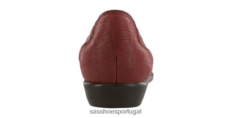 pt SAS mulheres versátil espero escorregar no mocassim crocodilo vermelho 6L668212