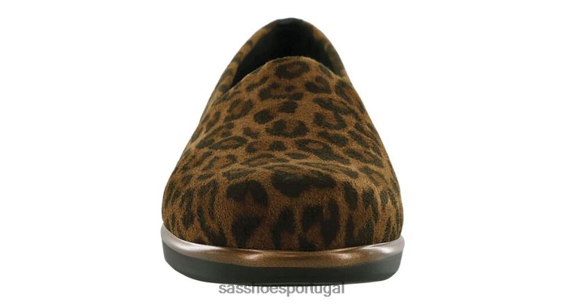 pt SAS mulheres versátil felicidade deslizar na cunha leopardo bronzeado 6L668248