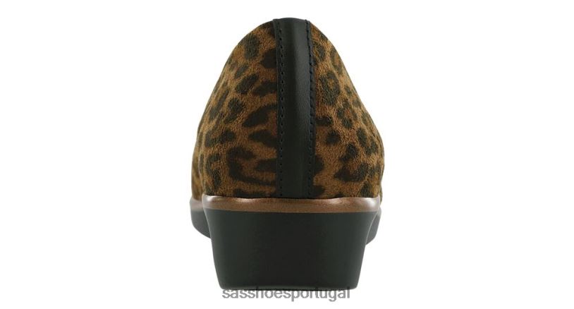 pt SAS mulheres versátil felicidade deslizar na cunha leopardo bronzeado 6L668248