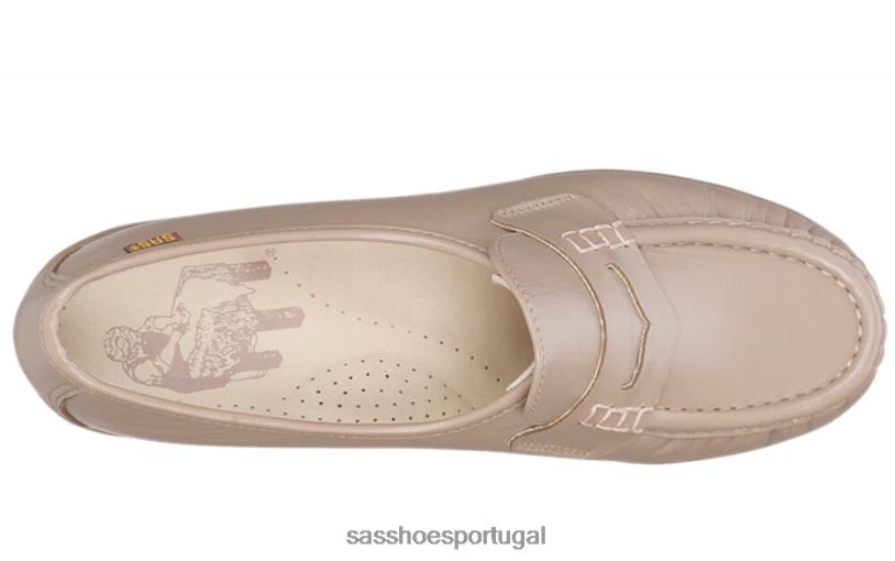 pt SAS mulheres versátil mocassim clássico moca 6L668189