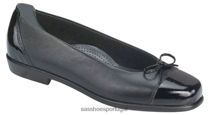 pt SAS mulheres versátil mocassim coco arco preto 6L668411