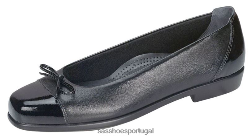 pt SAS mulheres versátil mocassim coco arco preto 6L668411