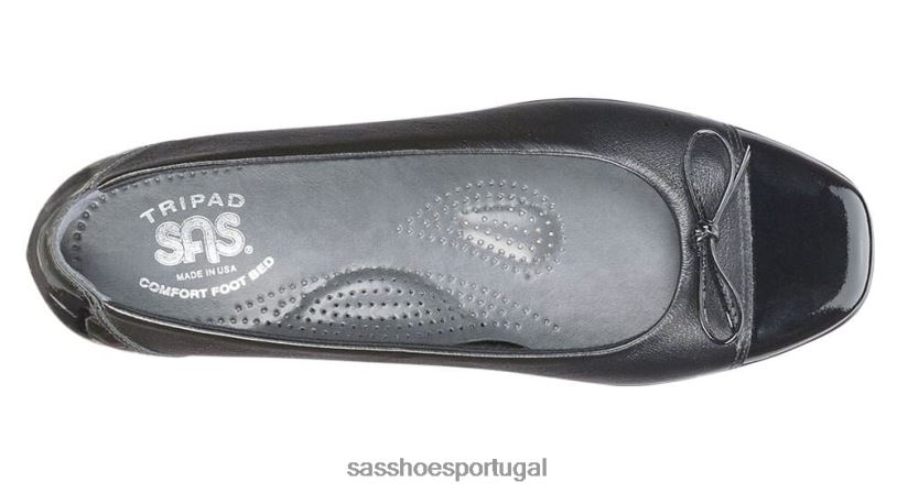 pt SAS mulheres versátil mocassim coco arco preto 6L668411