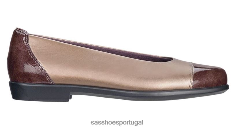 pt SAS mulheres versátil mocassim coco bronze 6L668392