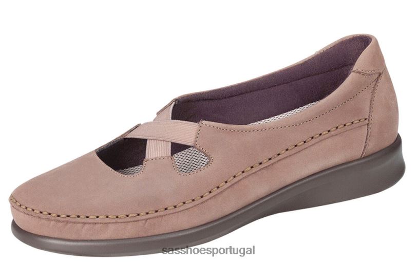 pt SAS mulheres versátil mocassim crocante praliné 6L668196