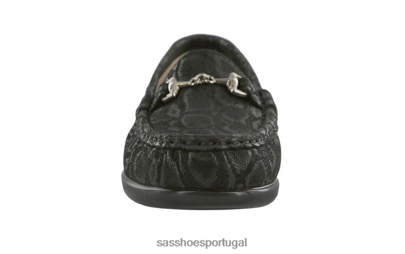 pt SAS mulheres versátil mocassim de metro cobra nero 6L668220