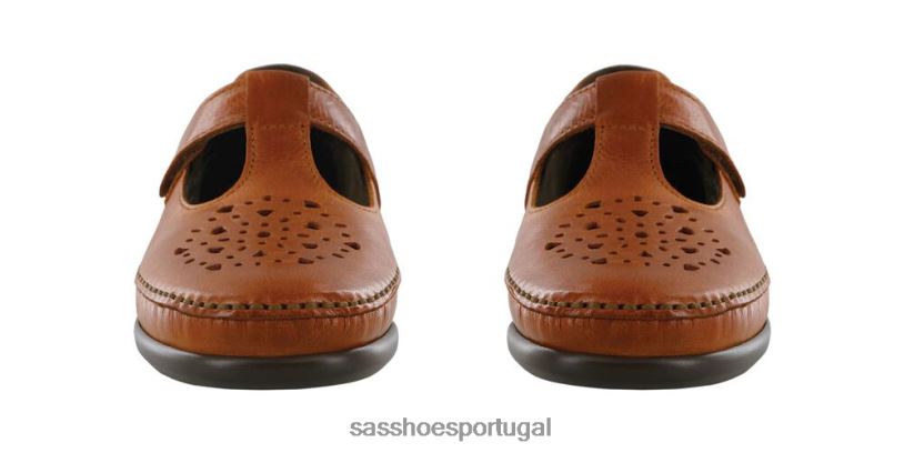 pt SAS mulheres versátil mocassim de salgueiro castanha 6L668232