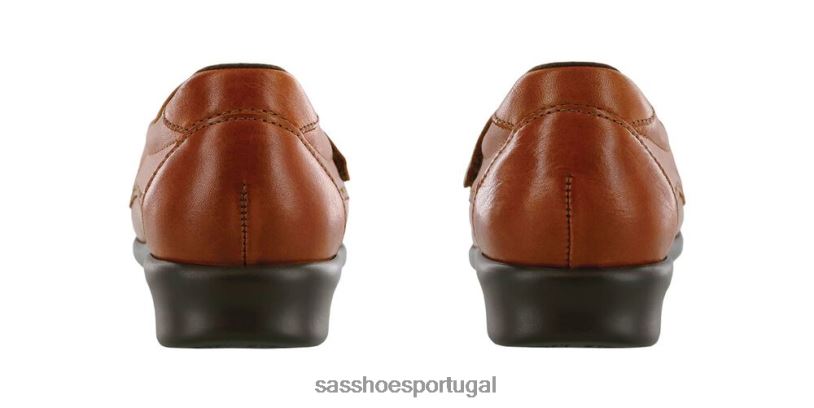 pt SAS mulheres versátil mocassim de salgueiro castanha 6L668232