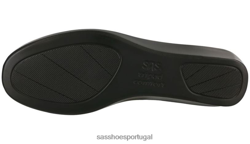 pt SAS mulheres versátil mocassim de sonho carvão preto 6L668188