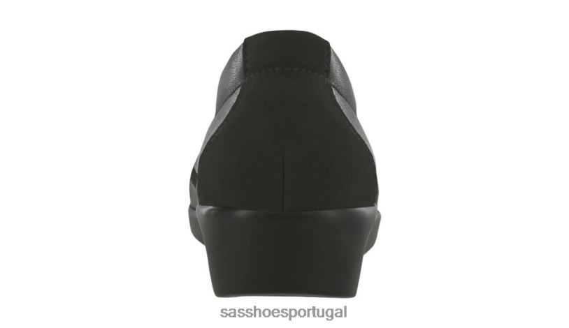 pt SAS mulheres versátil mocassim de sonho carvão preto 6L668188