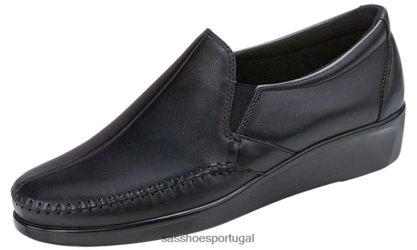 pt SAS mulheres versátil mocassim de sonho preto 6L668182