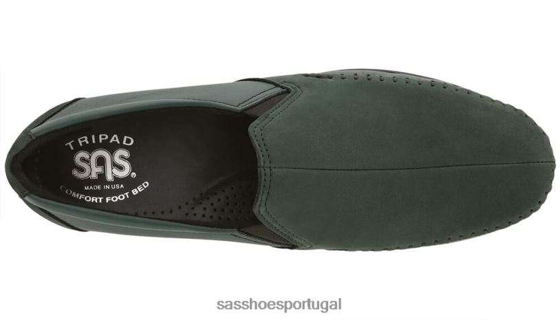 pt SAS mulheres versátil mocassim de sonho verde floresta 6L668187