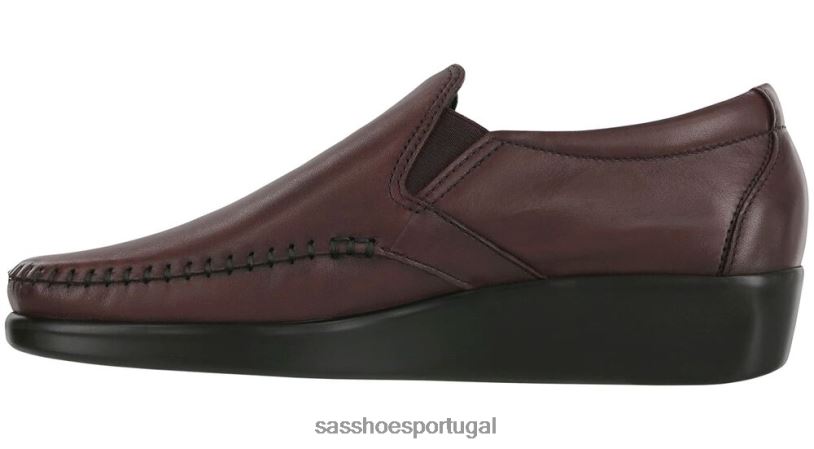 pt SAS mulheres versátil mocassim de sonho vinho 6L668179