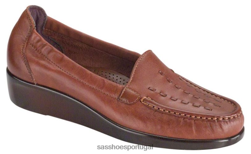 pt SAS mulheres versátil mocassim de tecelagem castanha 6L668224 – Clique na imagem para fechar