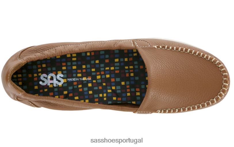 pt SAS mulheres versátil mocassim ensolarado noz-pecã 6L668234