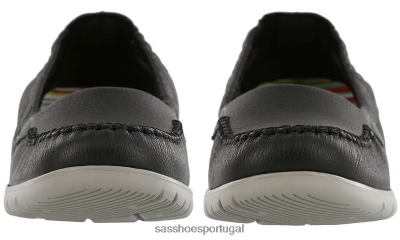 pt SAS mulheres versátil mocassim ensolarado preto 6L668222