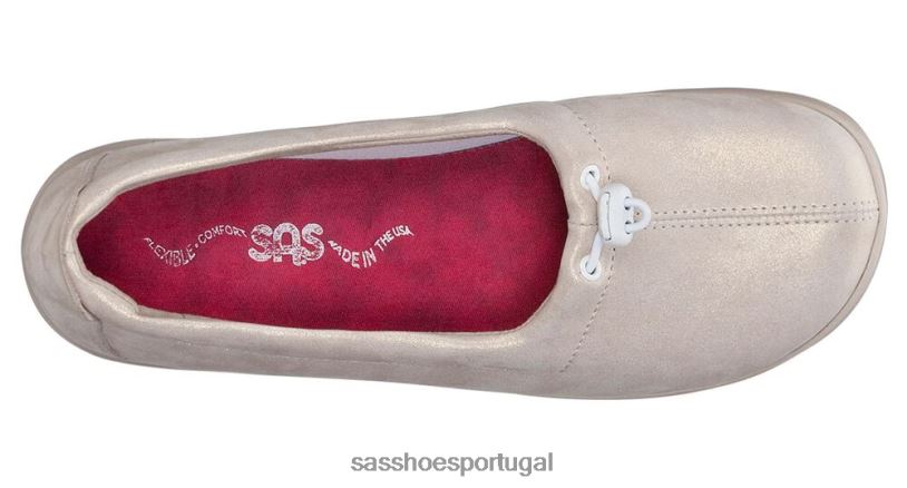 pt SAS mulheres versátil mocassim funk active slip-on ouro macio 6L668263