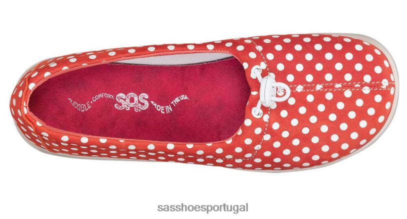 pt SAS mulheres versátil mocassim funk active slip-on ponto naranjo 6L668264