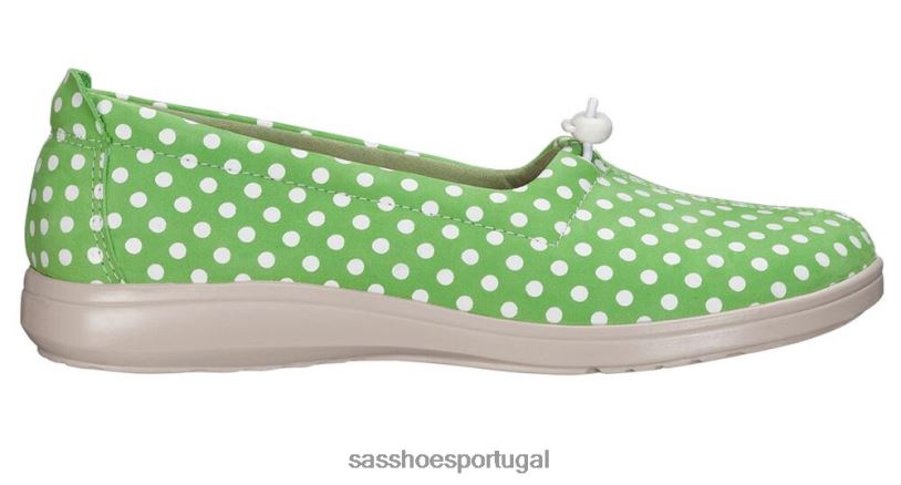 pt SAS mulheres versátil mocassim funk active slip-on ponto verde 6L668261