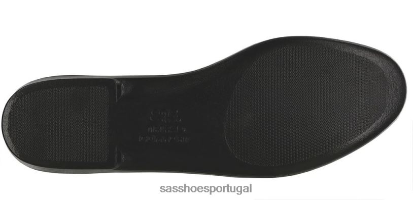 pt SAS mulheres versátil mocassim lara Camurça preta 6L668242