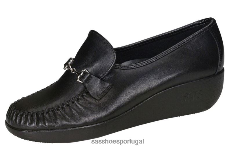 pt SAS mulheres versátil mocassim mágico preto 6L668202