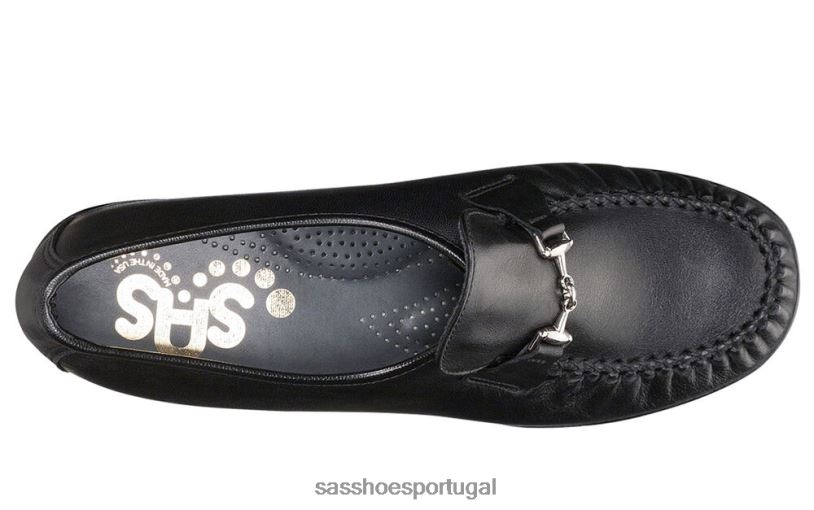 pt SAS mulheres versátil mocassim mágico preto 6L668202