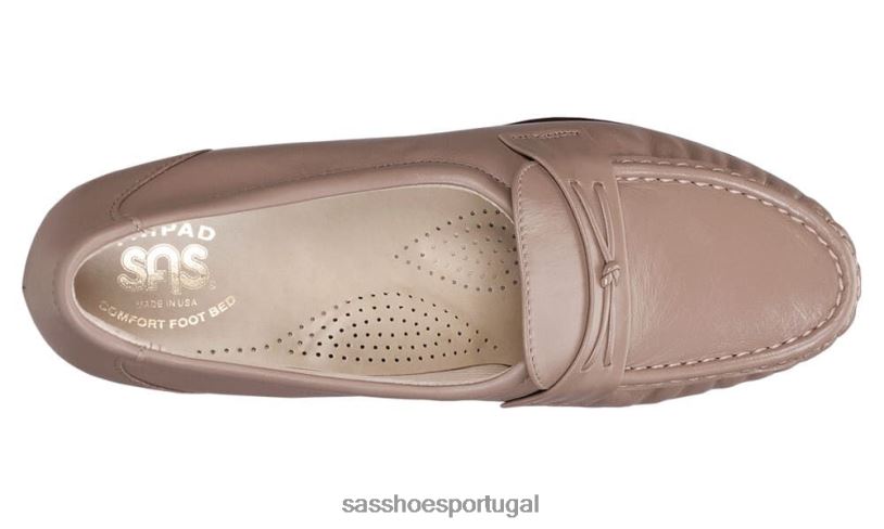 pt SAS mulheres versátil mocassim mais fácil de deslizar moca 6L668201