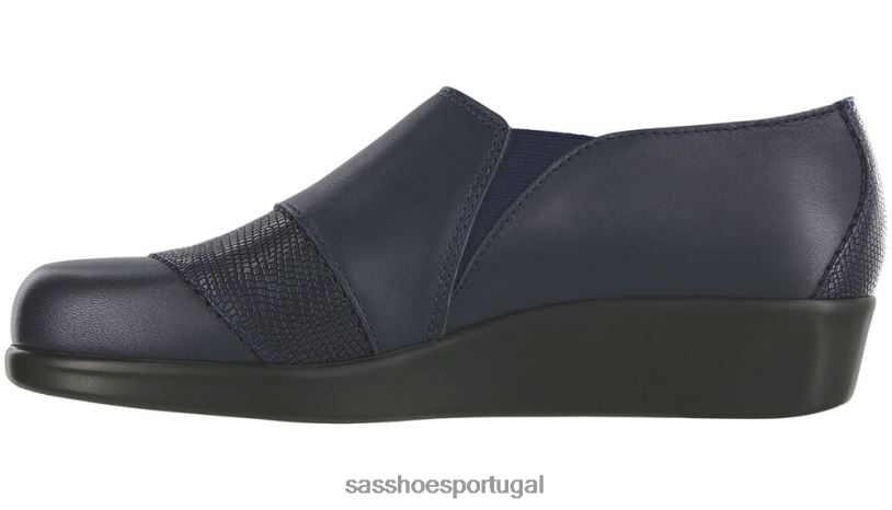 pt SAS mulheres versátil mocassim nora marinha 6L668228