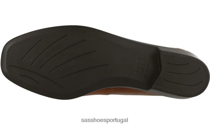 pt SAS mulheres versátil mocassim penny j castanha 6L668226