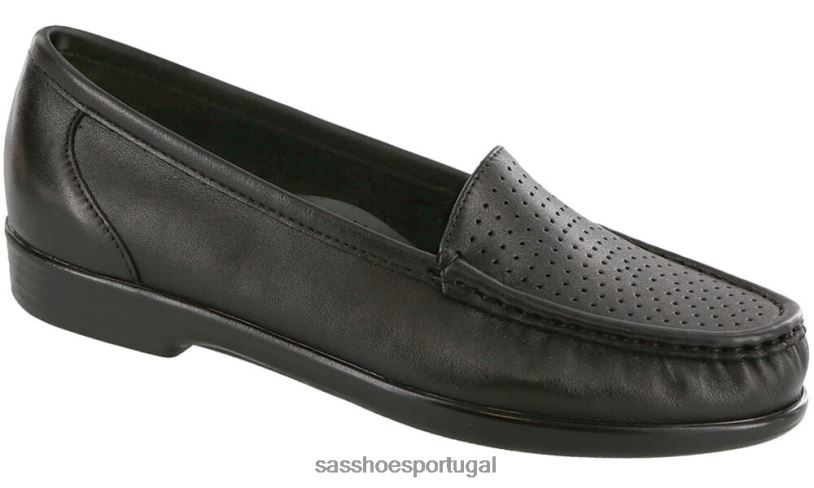 pt SAS mulheres versátil mocassim sapateado preto 6L668194