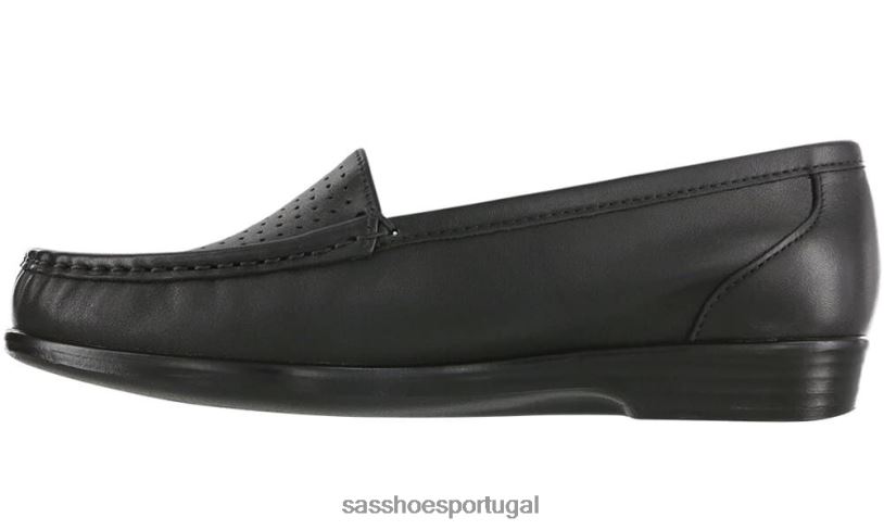 pt SAS mulheres versátil mocassim sapateado preto 6L668194