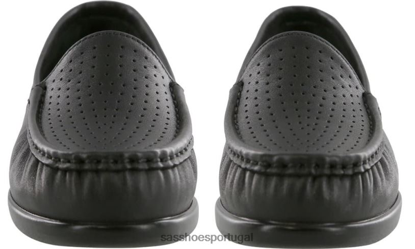 pt SAS mulheres versátil mocassim sapateado preto 6L668194