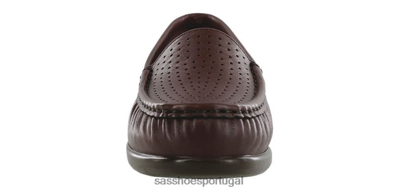 pt SAS mulheres versátil mocassim sapateado vinho 6L668193